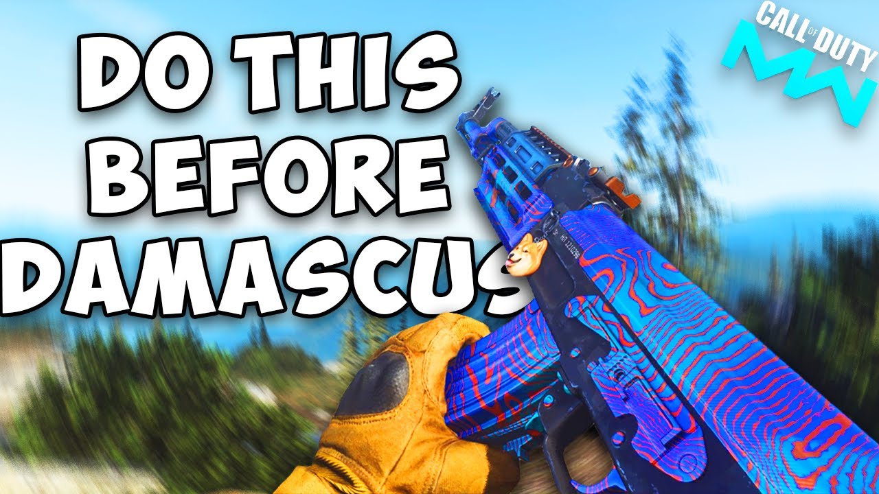 Do This Before Damascus...(DLC Guns, Weapon Order, XP and Tips) |  Modern Warfare Damascus Guide