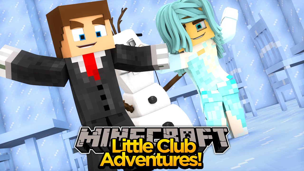 Minecraft Little club Adventures - Is Little Donny In Love With Elsa???