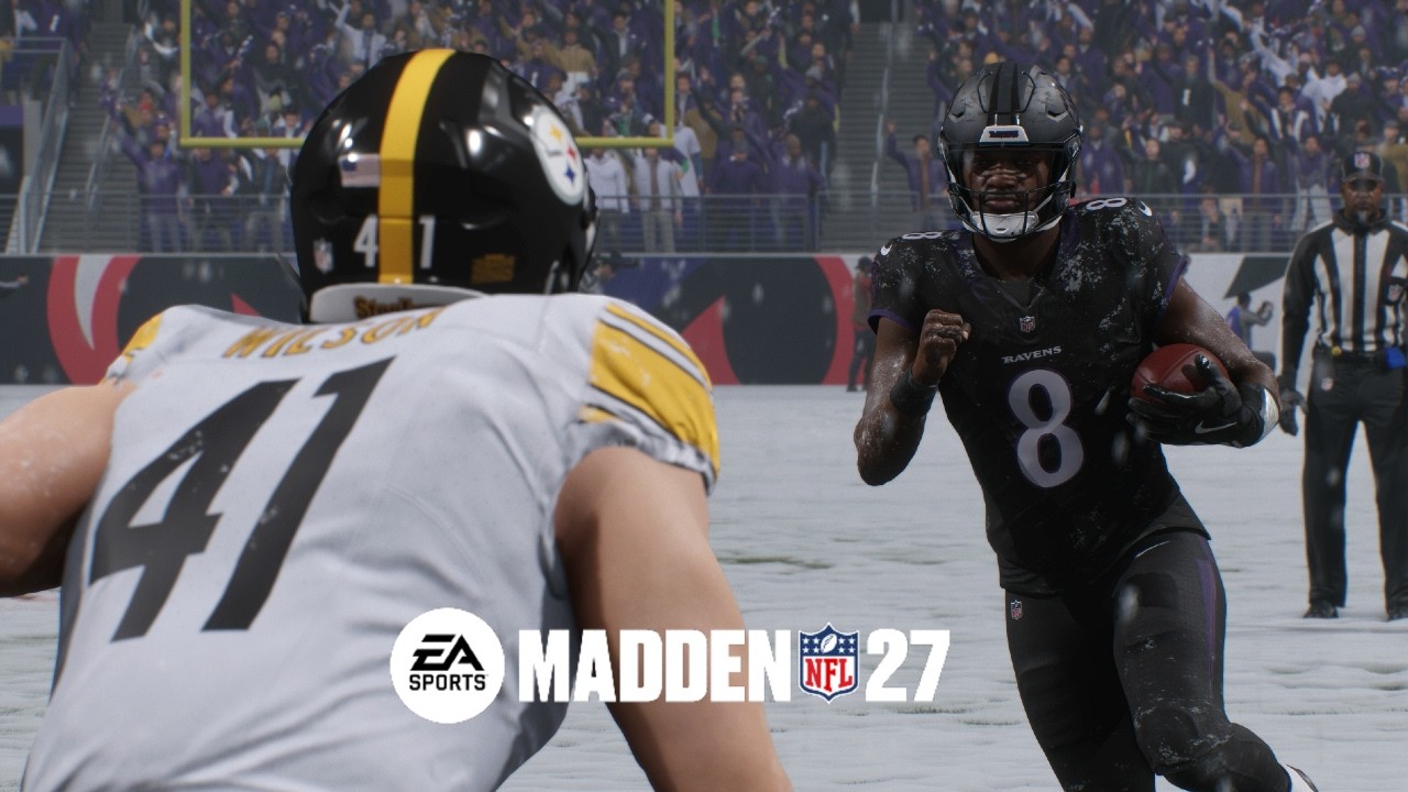 Геймплей Madden 27 &mdash; Ravens против Steelers, полный матч (PS5)