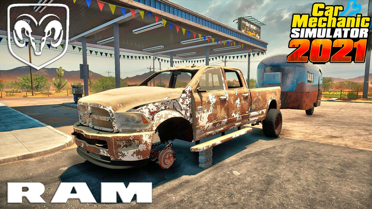 Dodge Ram 3500 Heavy Dually restoration - Car Mechanic Simulator 2021