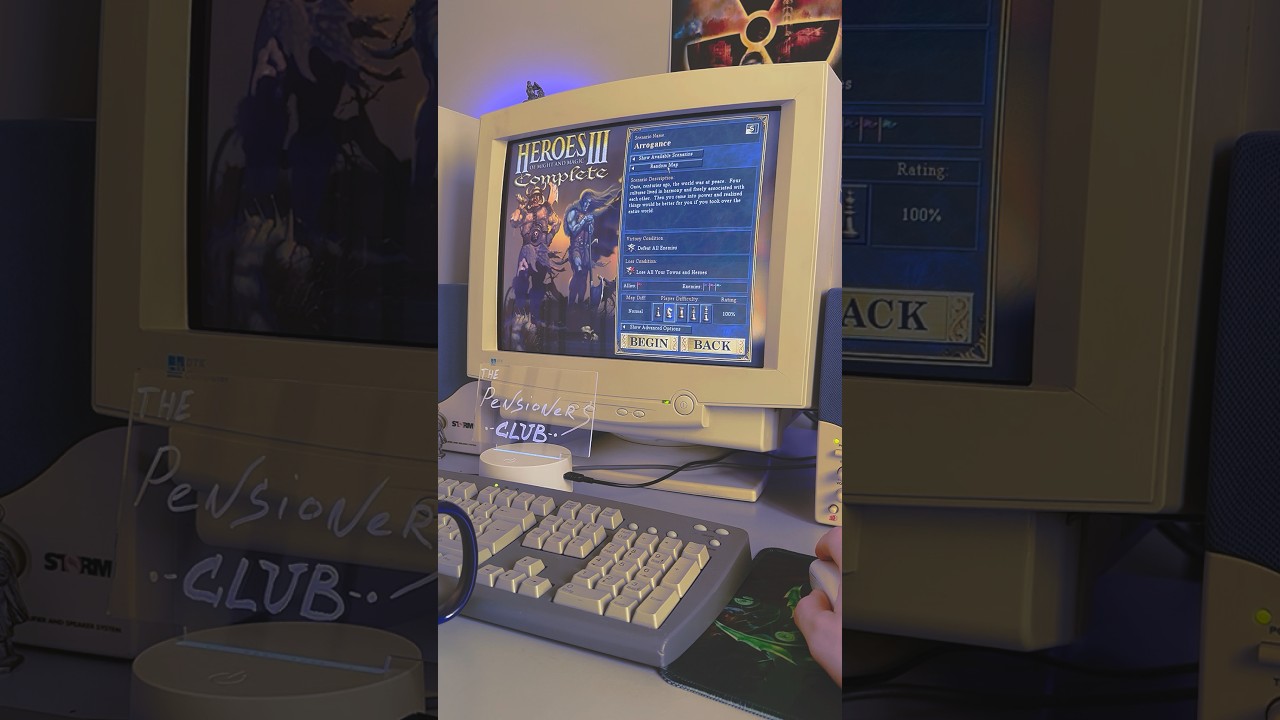 Saved on a CRT. Heroes 3. #heroes3 #throwback #gaming #shortgame