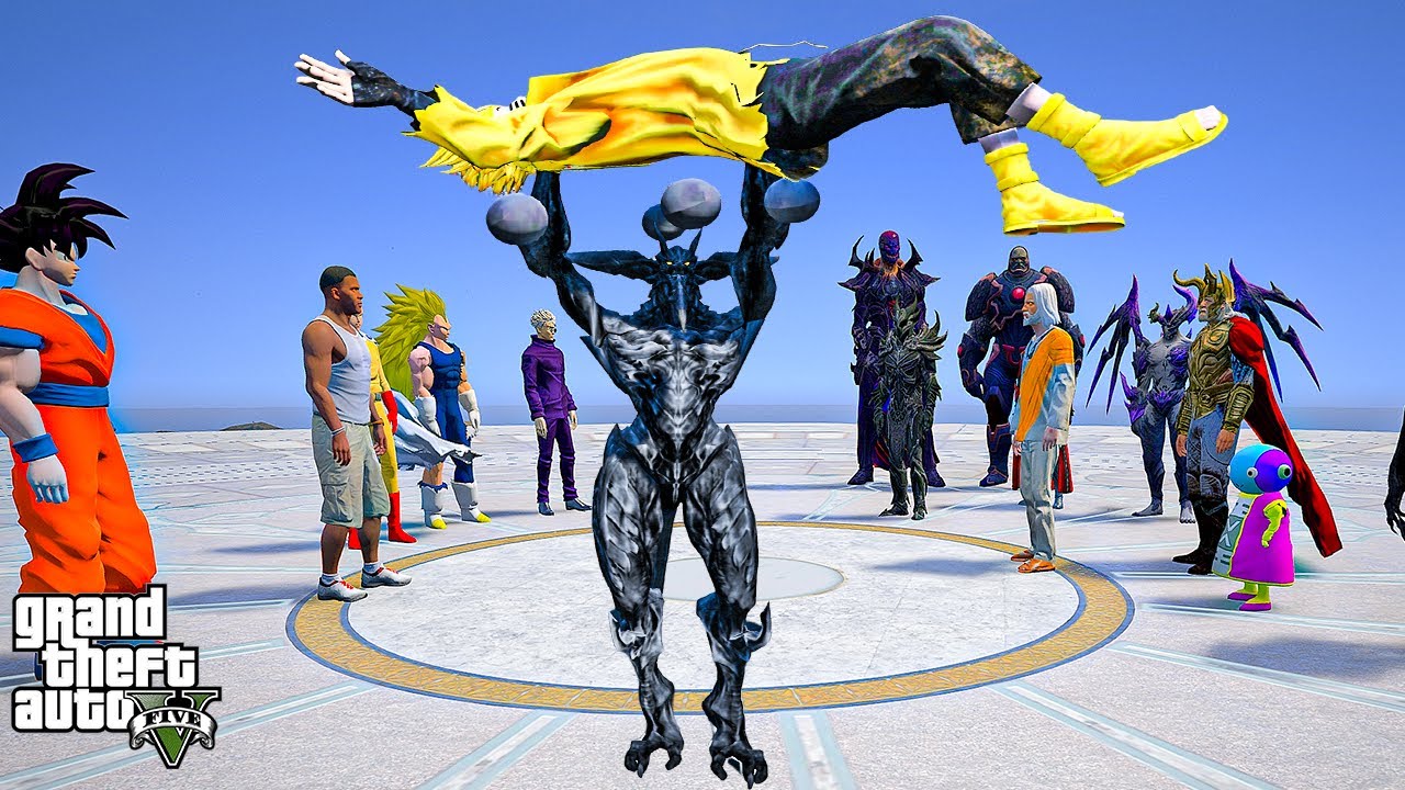 Franklin Team NARUTO vs Gods Team HELL GOD in GTA 5