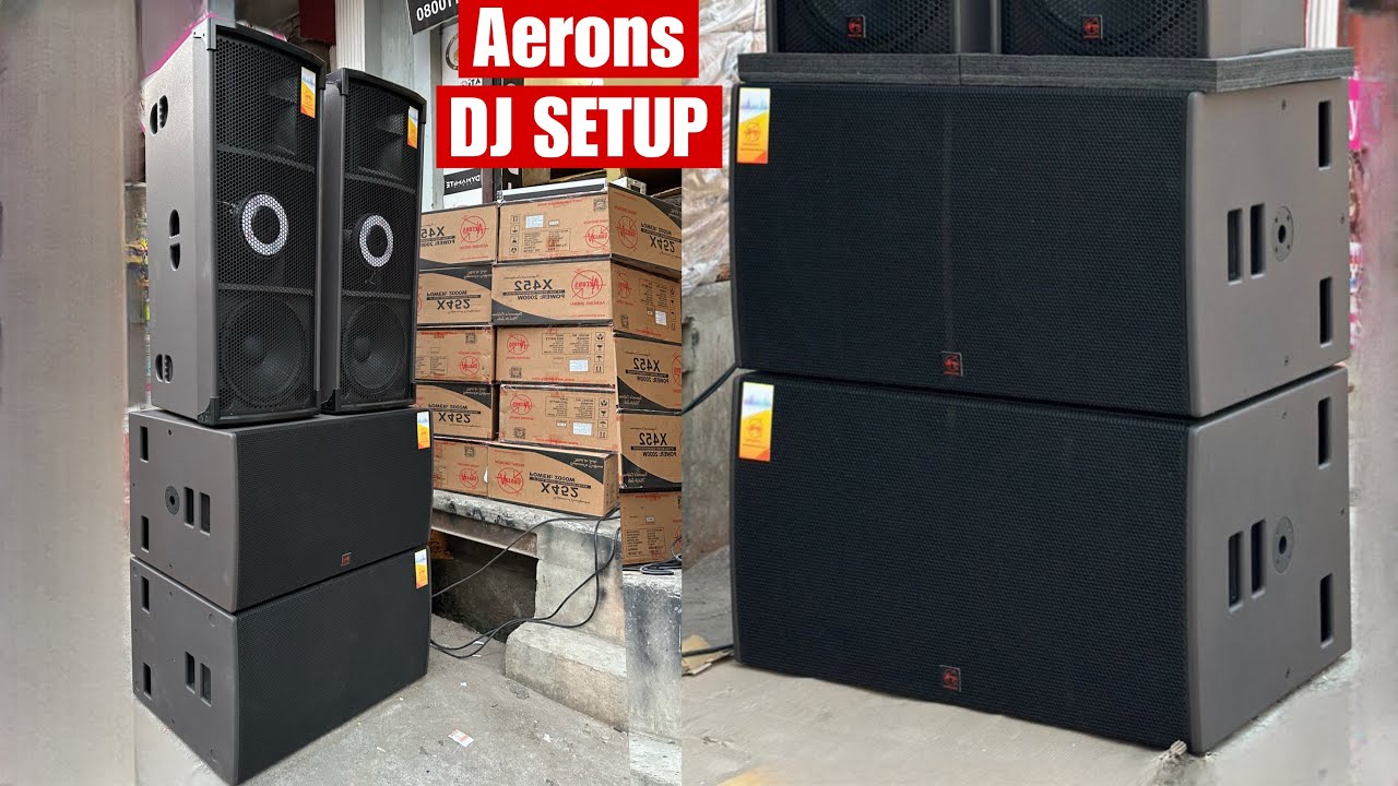 DJ तगड़ा बाजना है।इस लिए ये DJ SETUP लिया।Aerons Dual Bass Or Top