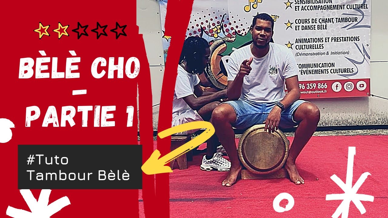 Tuto tambour Bèlè - Bèlè Cho 1/2 (Débutant)