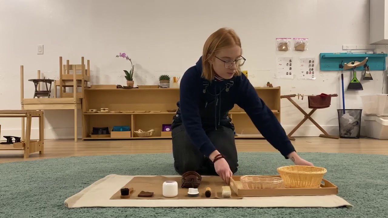 C'E Montessori Homeschool Online - Polishing Shoes - Practical Life