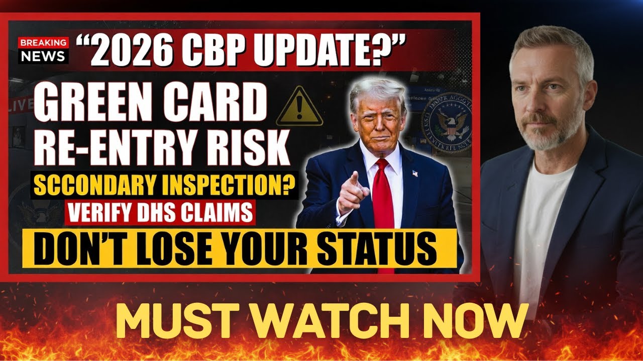 🚨 DHS Reported GC Re-Entry BAN? USCIS/CBP Rule Changes! Must Watch This 
