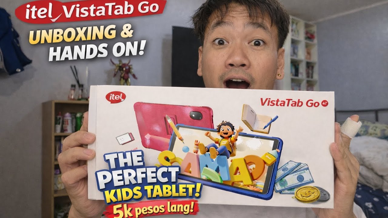 ITEL VISTATAB GO UNBOXING AND HANDS ON: SUPER SULIT NA TABLET FOR KIDS WITH LEARNING APPS PA!