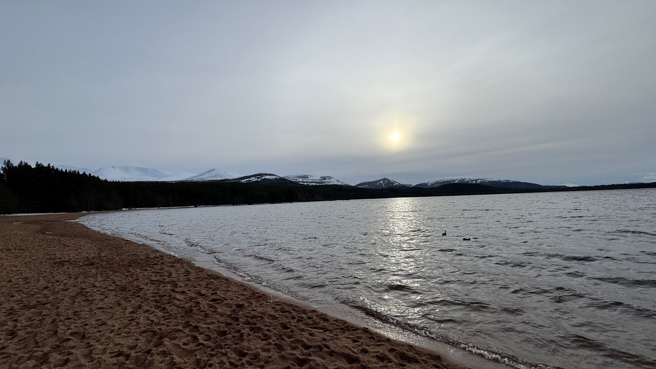 Parked Up at Glorious Glenmore in the Snowy Cairngorms