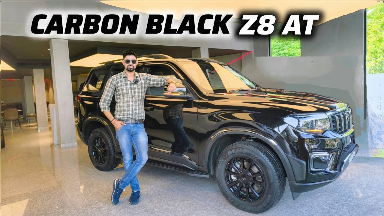 All new Mahindra Scorpio N Z8 AT Carbon Edition 2025 🖤 Detailed Review