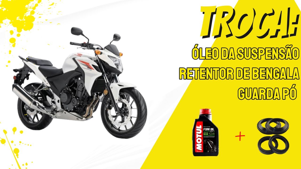 Como trocar retentor de bengala + Óleo da Cb 500f? #cb500f #dicas #manutenção #motorcycle #moto