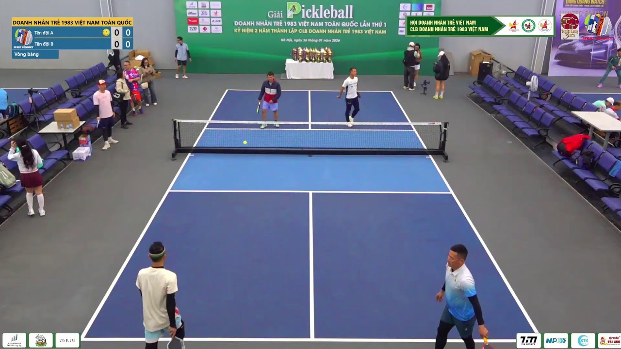 🏆 TRỰC TIẾP: GIẢI PICKLEBALL DOANH NHÂN TRẺ 1983 VIỆT NAM TOÀN QUỐC LẦN THỨ NHẤT 2026