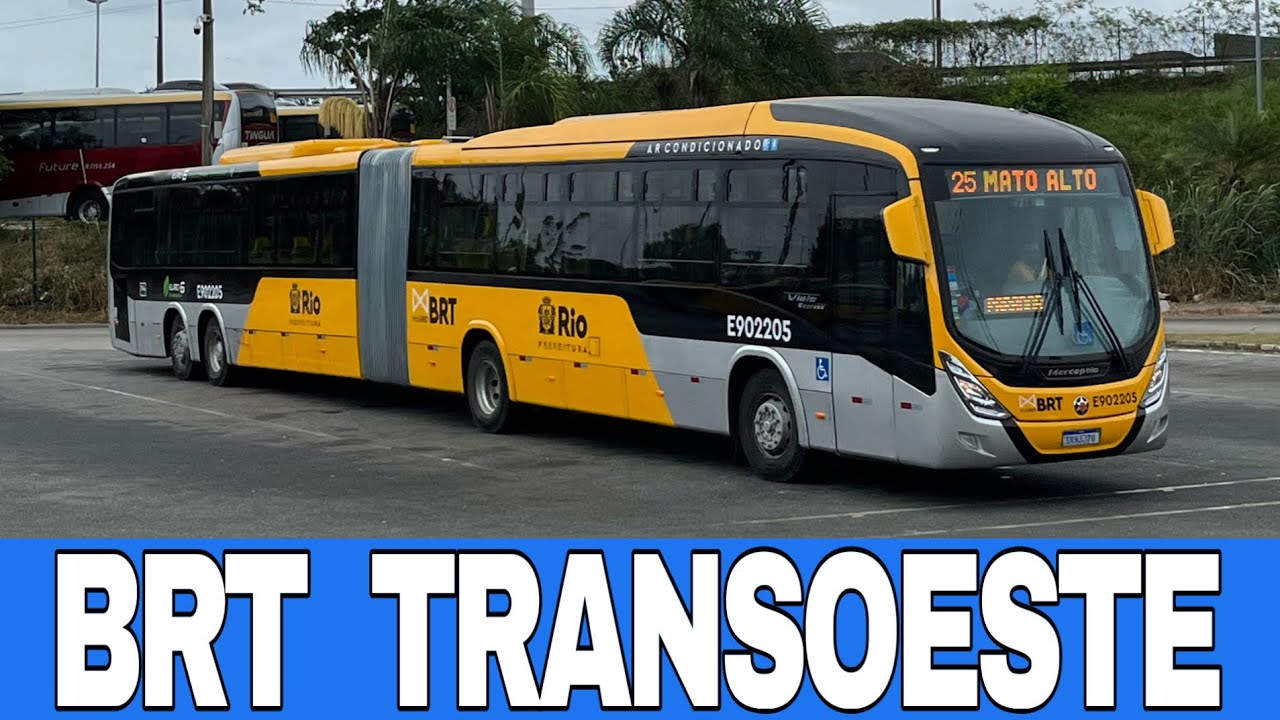 Novos ônibus do BRT TransOeste (2023) - Fui conferir #3