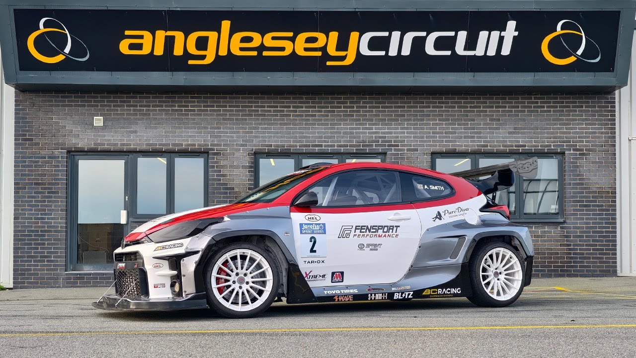 Fensport GR Yaris 1st overall at Anglesey for Javelin and Toyota Sprint Series 06/09/25