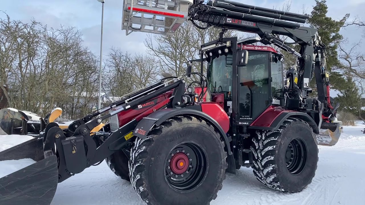 Köp Traktorgrävare Huddig 1260D Cable med vagn & korg på Klaravik