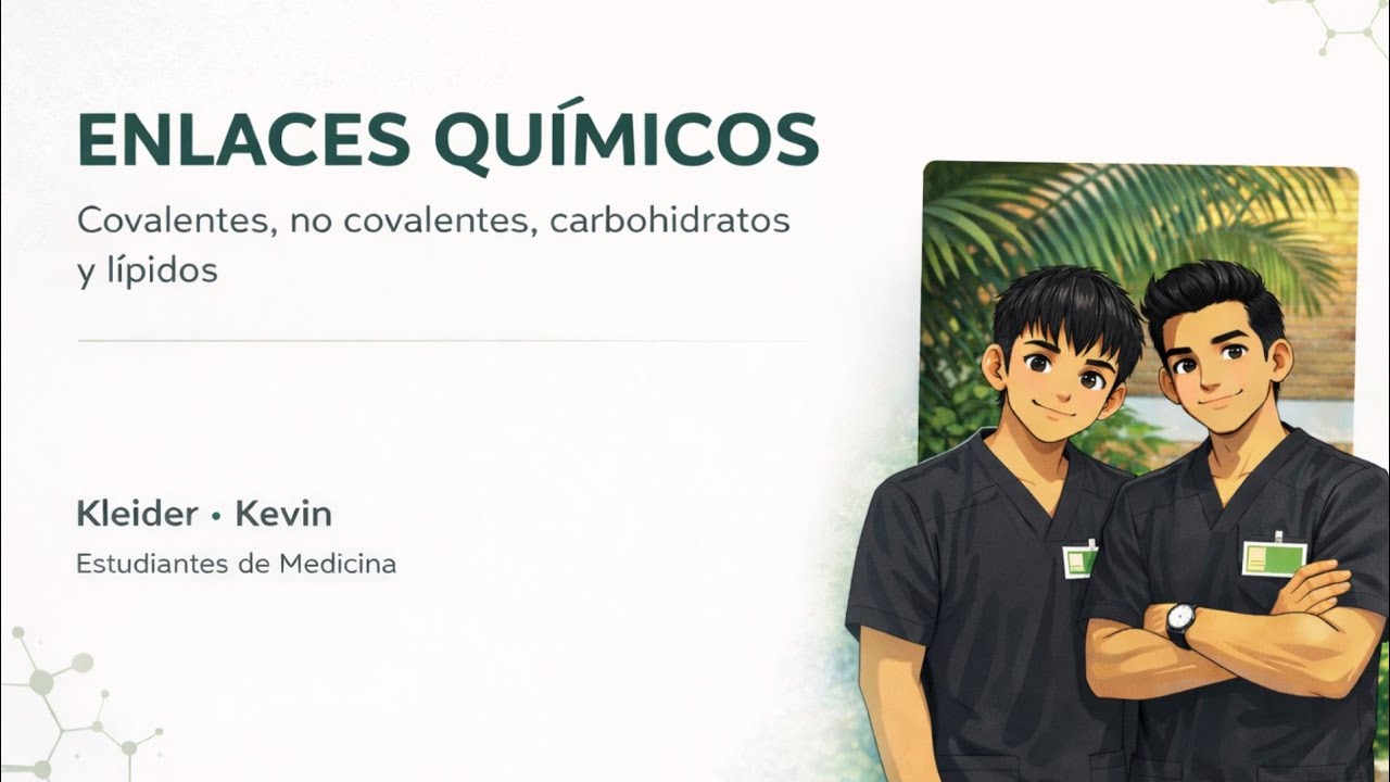 CAP 2: BASES QUIMÍCAS DE LA VIDA (TIPOS DE ENLACES, CARBOHIDRATOS, LÍPIDOS Y PROTEÍNAS)