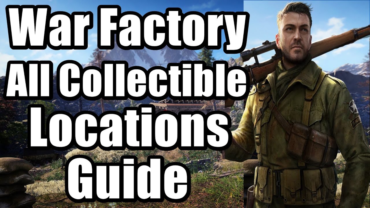 Sniper Elite 5 War Factory - All Collectible Locations Guide (Mission 4)