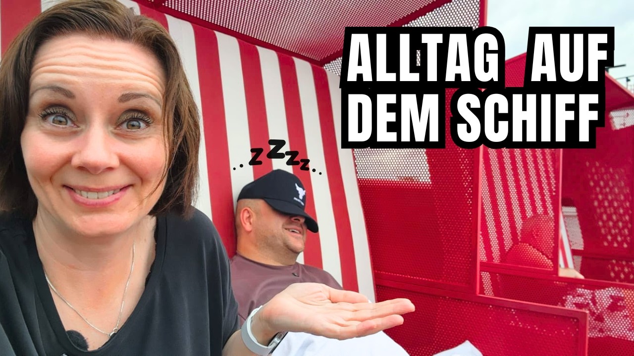 So sieht unser vorletzter Tag an Board aus (Transatlantik-Kreuzfahrt)