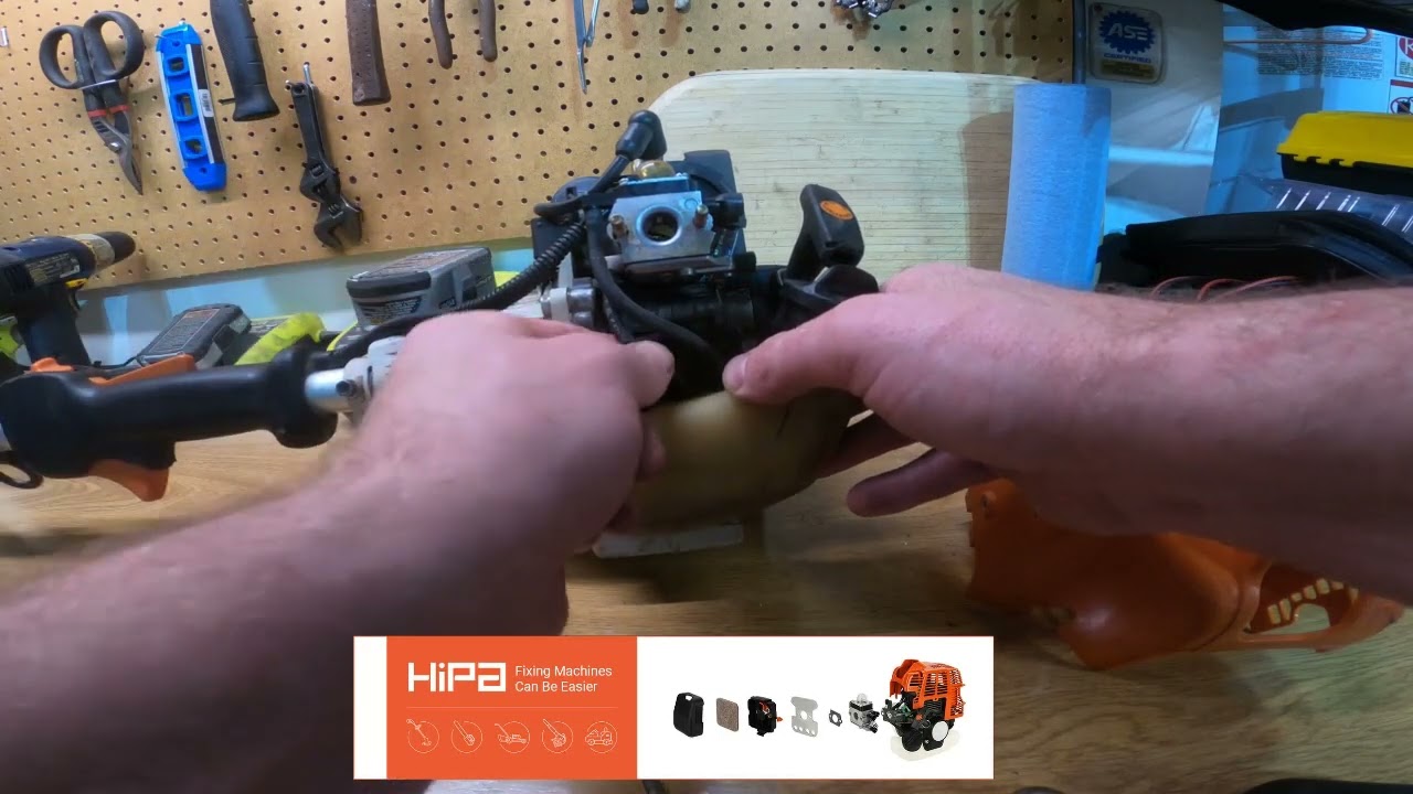 Stihl FS75 FS80 FS85  HiPa Carburetor and spark plug replacement