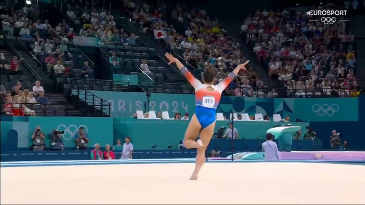 Emma Malabuyo Floor Qualifications 2024 Olympics