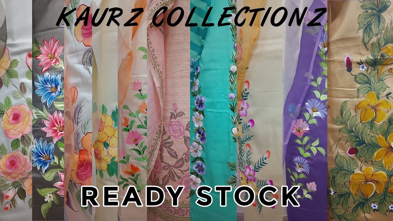 READY STOCK OF HAND PAINTED SUITS ORDER NOW