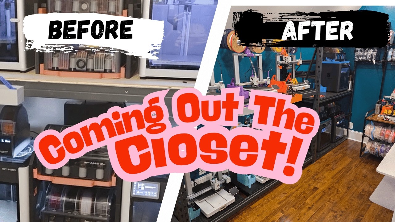 Coming out of the Closet (A journey in 3D print farming)