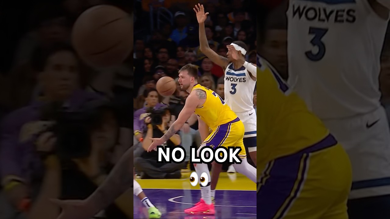 Luka with the no look dime 👀😮&zwj;💨