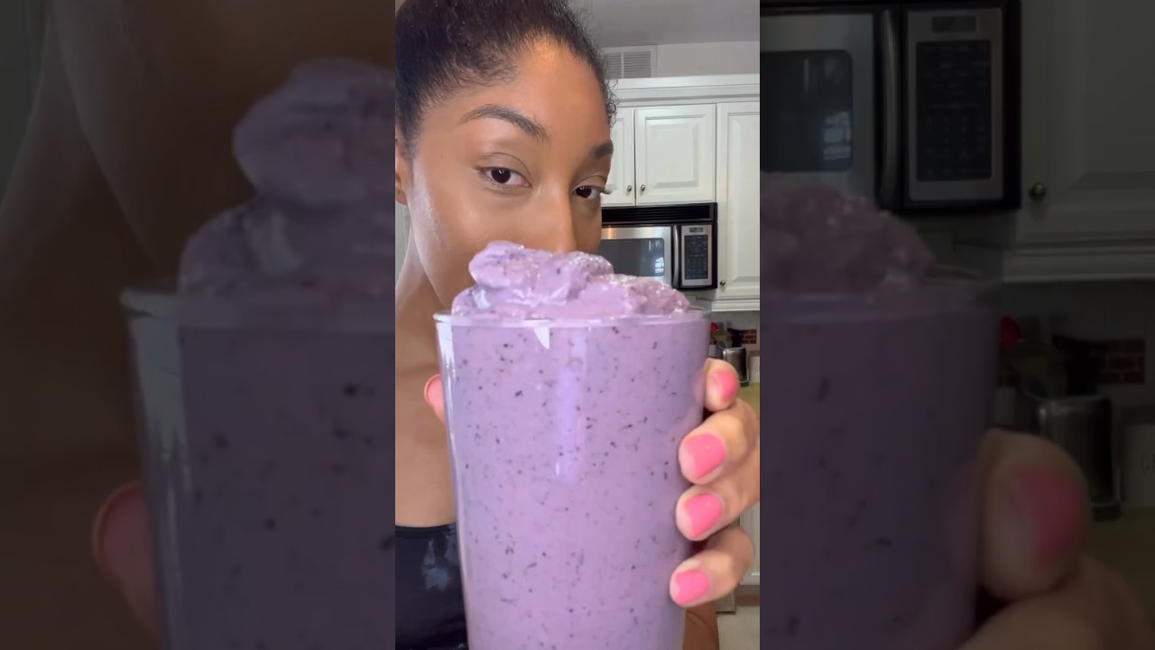 HEALTHY BLUEBERRY SMOOTHIE 🫐😋