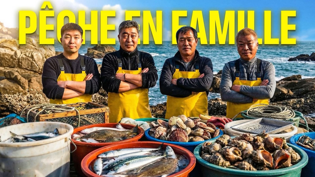 On ESSAIE DE PÊCHER avec ma famille en Corée !