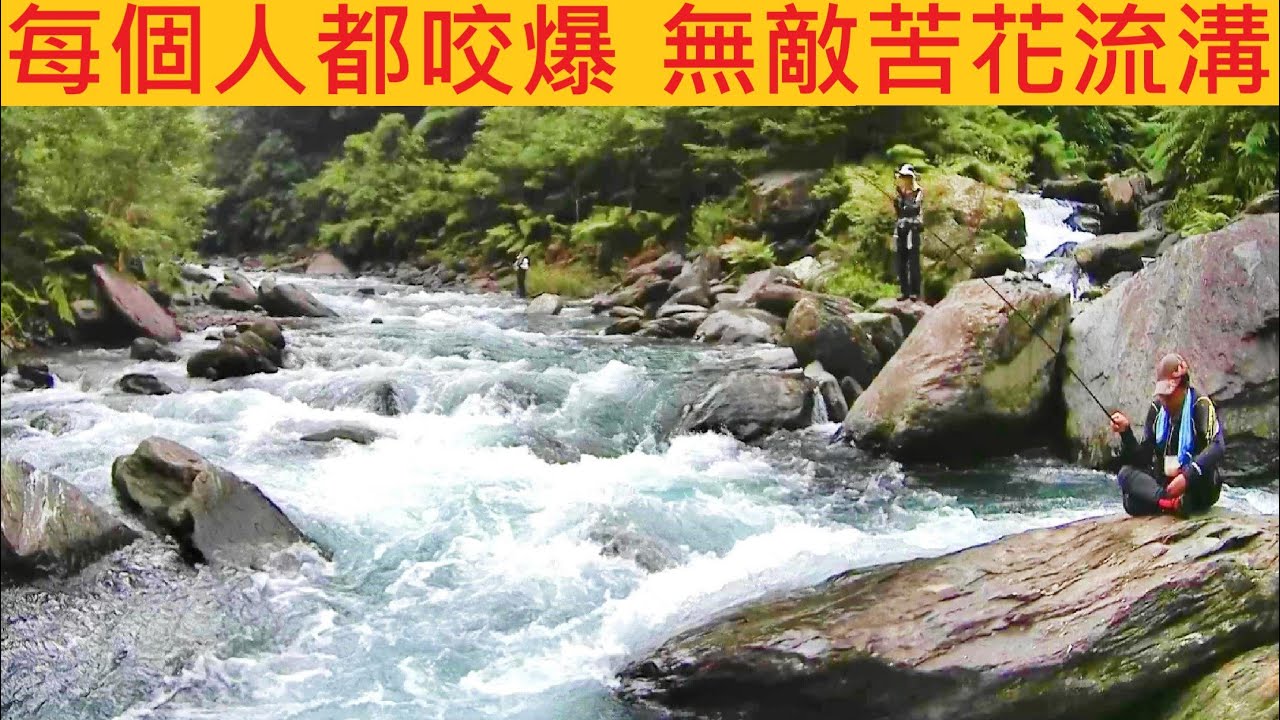 每個人都咬爆 無敵苦花流溝 @光是走下來就釣不完ㄌ超多魚 
