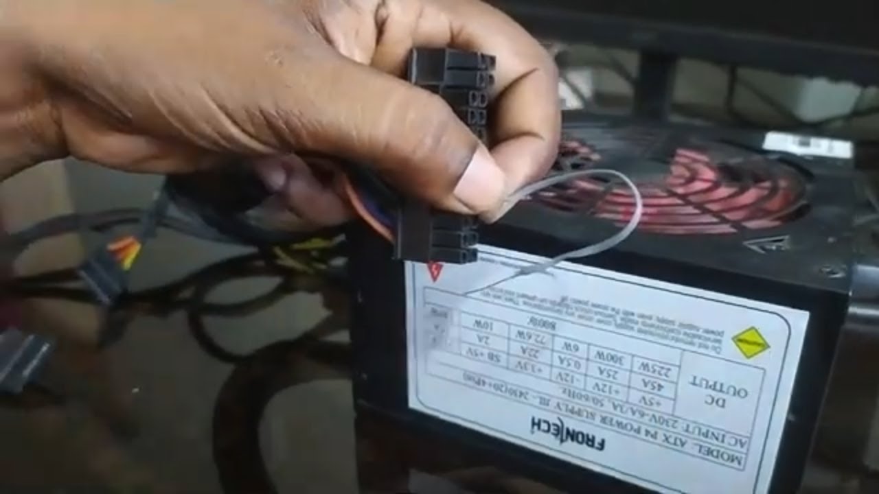 HOW TO CHECK SMPS/How to calculate smps watt/power supply/smps power supply