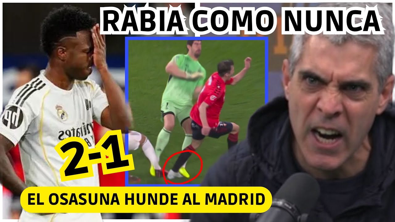 💥 EL OSASUNA DESTROZA al MADRID que SIN PENALTIS NO ES NADA y JOSE LUIS SANCHEZ RABIA COMO NUNCA