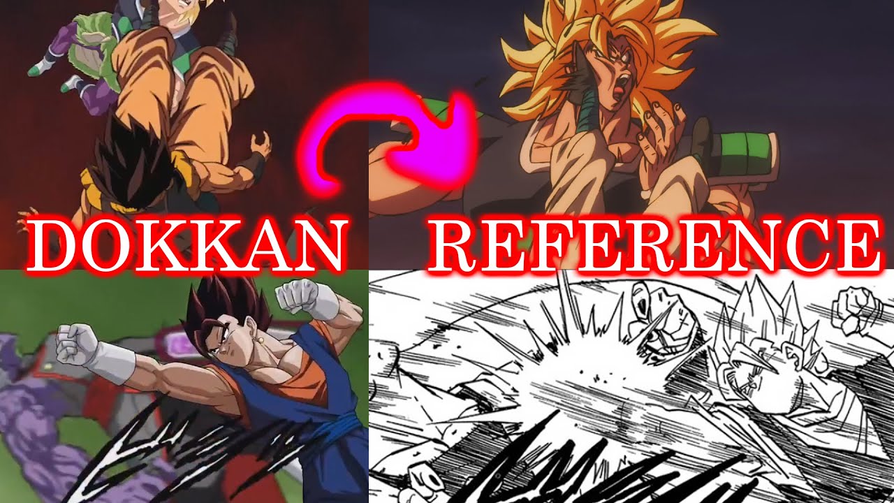 Dokkan Battle 5th Anniv Manga Anime References!! LR Gogeta and Vegetto!