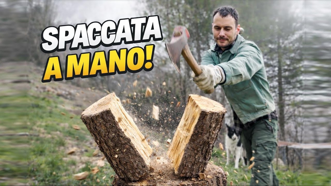 Il Metodo Giusto per Spaccare la Legna con l’Accetta (Facile e Veloce)