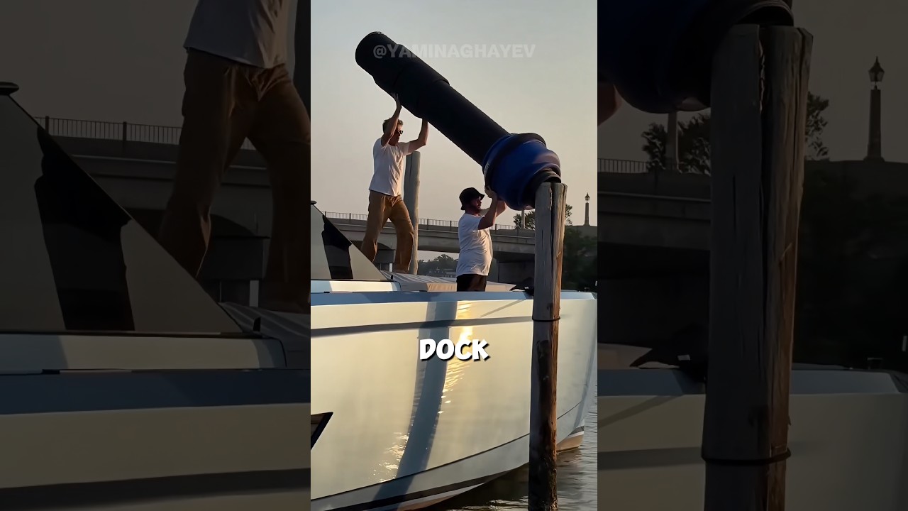 This Invention Protects Boat Docks For Years🚤 #businessideas #boating #marine #usashorts