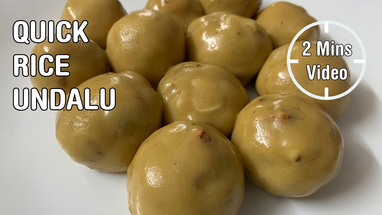 Quick Tasty Rice Undalu with Light Peanuts