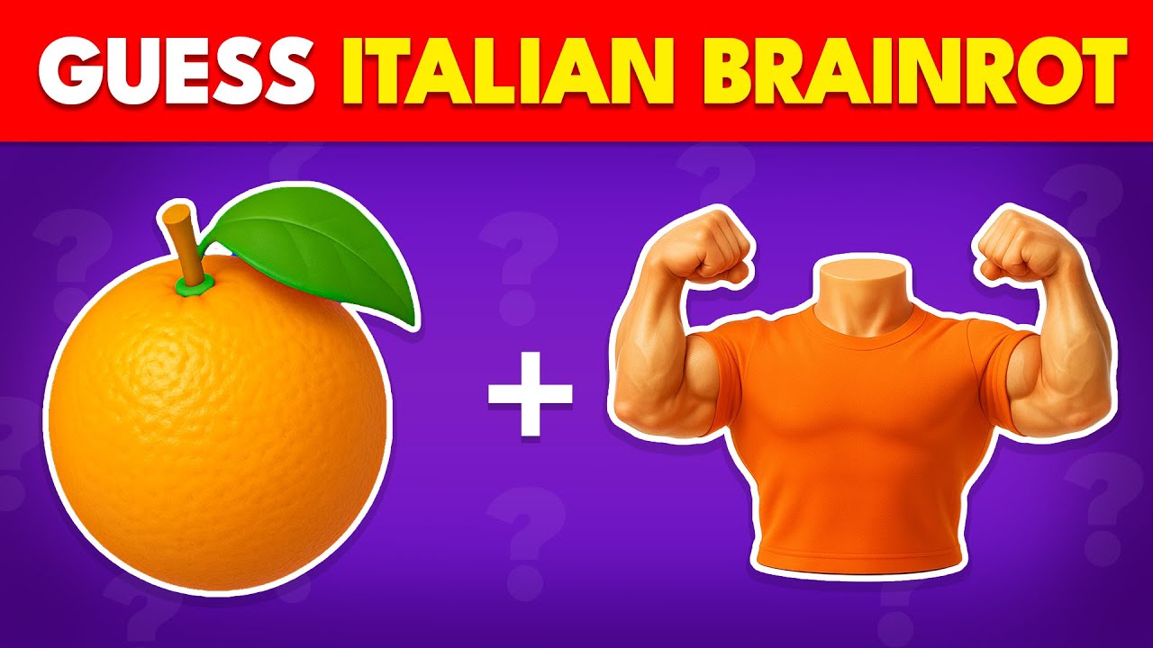 Guess the Italian Brainrot Memes by Emoji 🧠😎🐋 Brainrot Quiz | Beaver Quiz