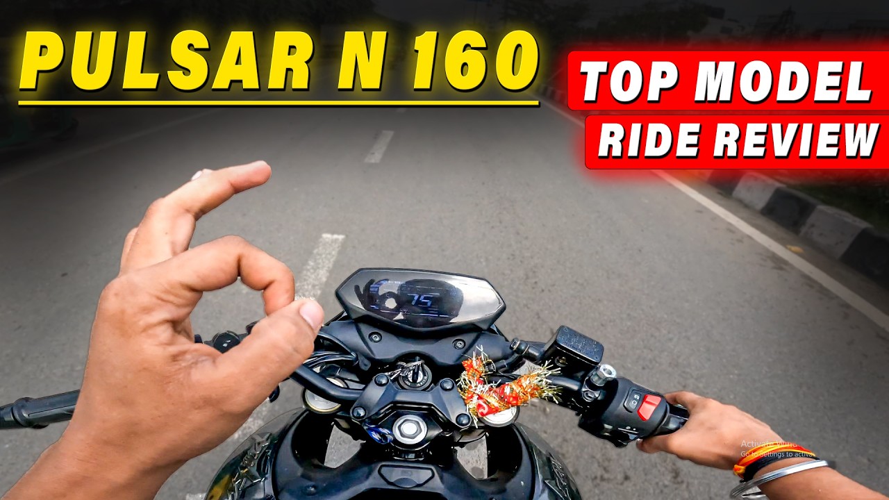 Обзор Bajaj Pulsar N160 2025 года 🔥 | Топовая модель | Двойной пресс😍