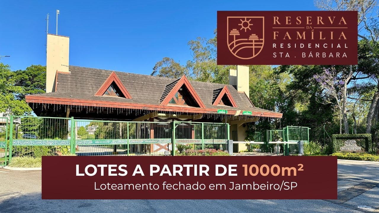 Reserva da Família - Recanto Santa Bárbara - Jambeiro/SP.