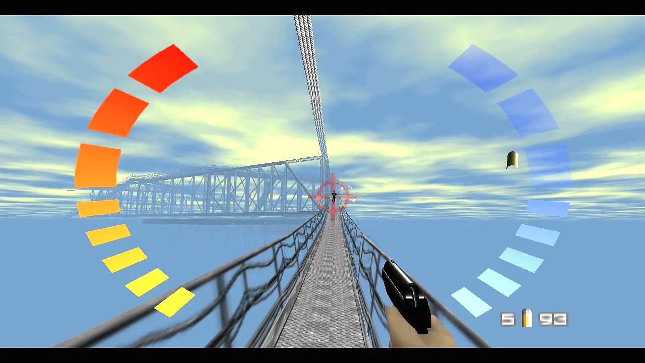 GoldenEye 007 (N64) 100% walkthrough - Mission 7, Part 4: Antenna Cradle, Janus Base, Cuba