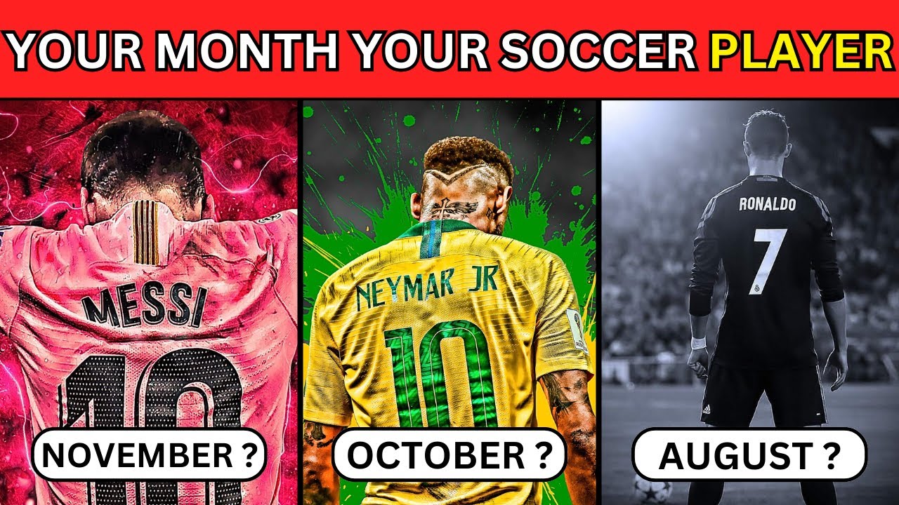 Месяц вашего рождения &mdash; ваш футболист ⚽️ 🔥 | Узнайте, кто соответствует вашему месяцу рождения
