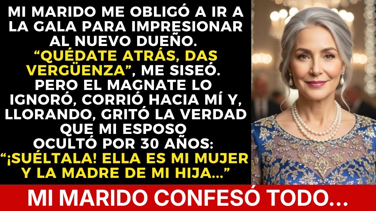 Mi Marido Me Ocultó Por "Vieja", Pero El Dueño Paró La Fiesta: "¡Llevo 30 Años Buscándote, Amor!".