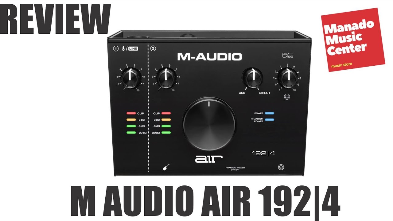 M AUDIO AIR 192|4 REVIEW SOUNDCARD MURAH UNTUK HOME RECORDING