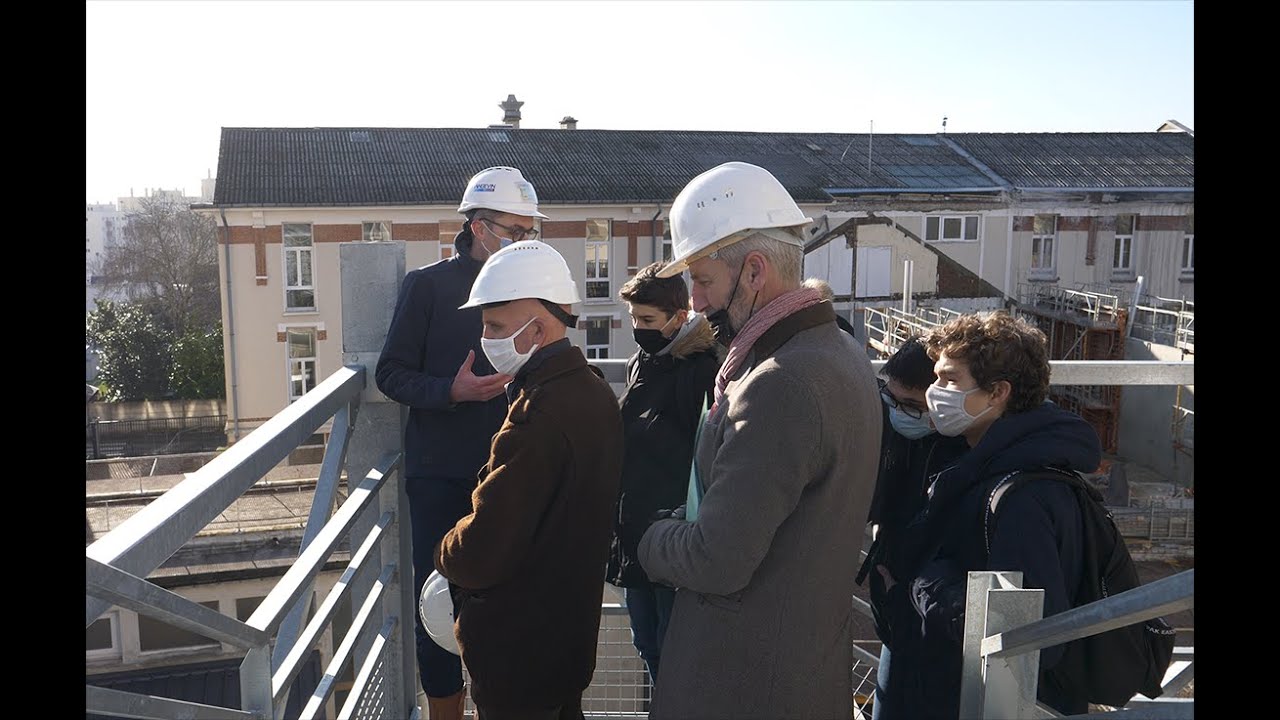 Présentation de la restructuration du lycée Saint-Charles Saint Croix Le Mans