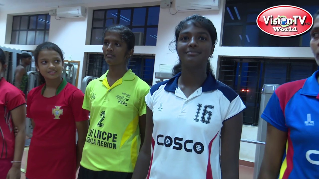 SAI #LNCPE #Volleyball Coach Dr. Sadanandan is hopeful his talented girl athletes. Vision TV World.