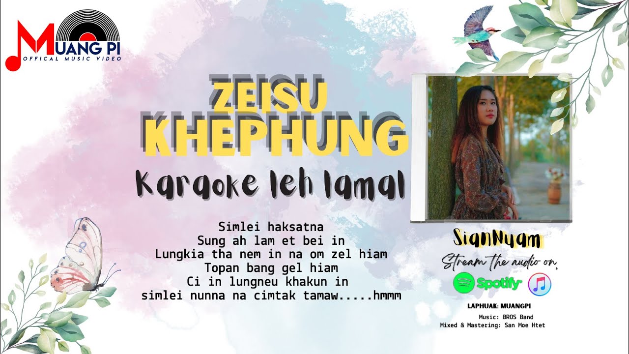 Siannuam - Zeisu Khephung (Karaoke with Lyrics)