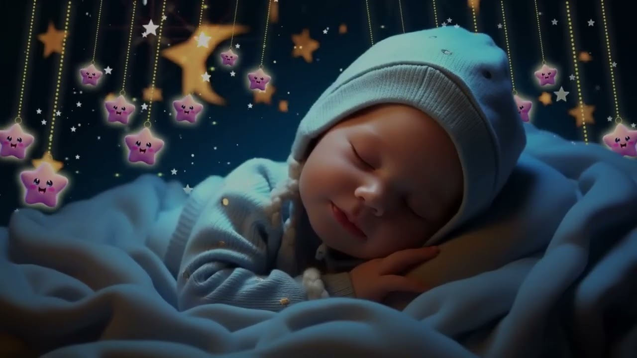 Baby Sleep Music 🌙 Mozart & Brahms Lullaby 🎼 Melt Stress Away and Fall Asleep Instantly Tonight