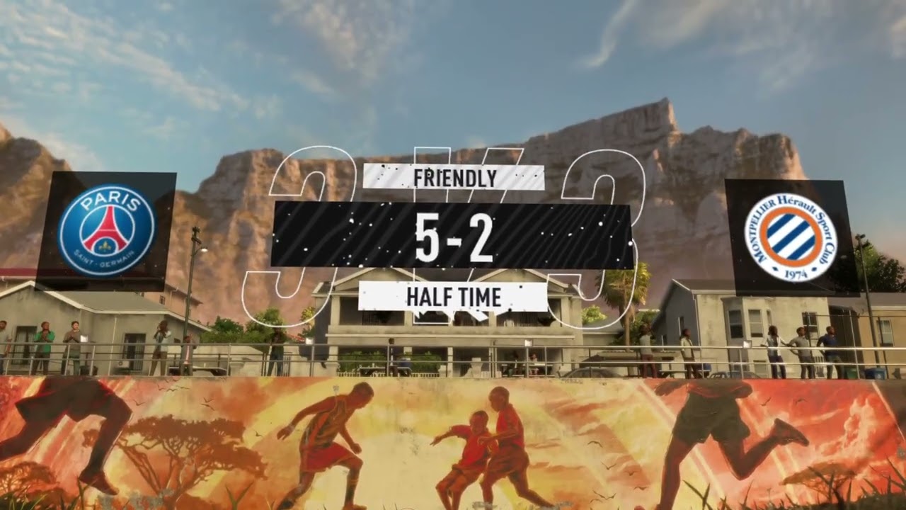 Psg vs Montpellier Fifa 22 volta mode 3v3