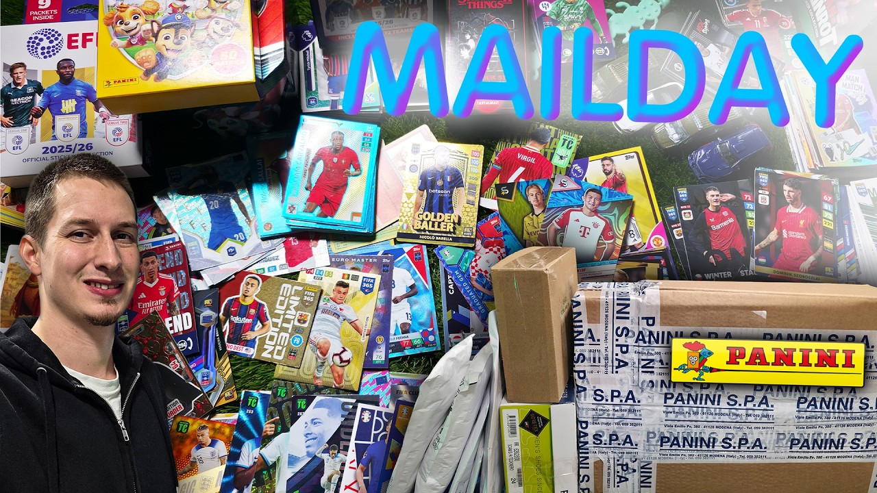 MAILDAY 305. Rész | Új Panini Cuccok 4 KG Dobozban, Parallel Kártyák!