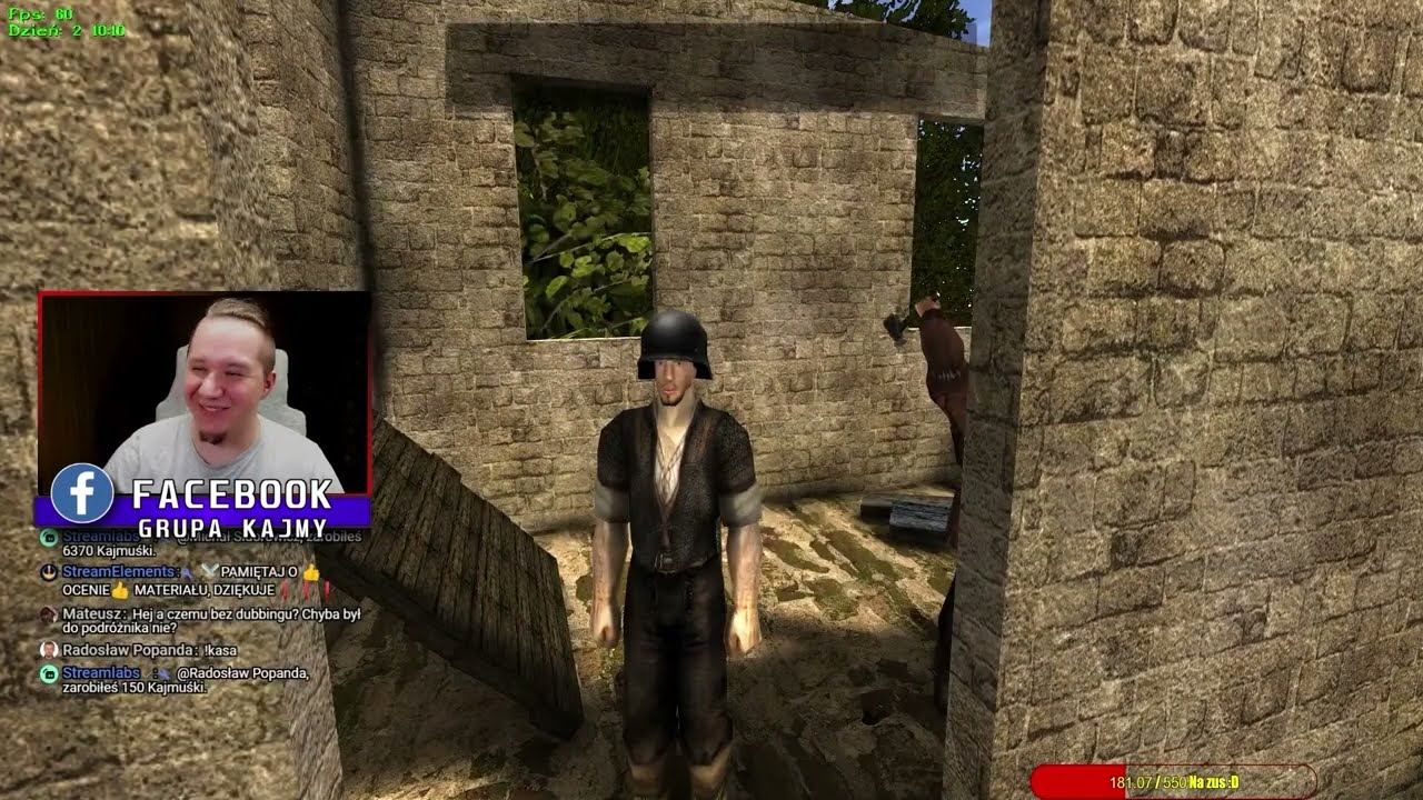Kajma Funny Moments- podróżnik, za liniami wroga. Stream #1.