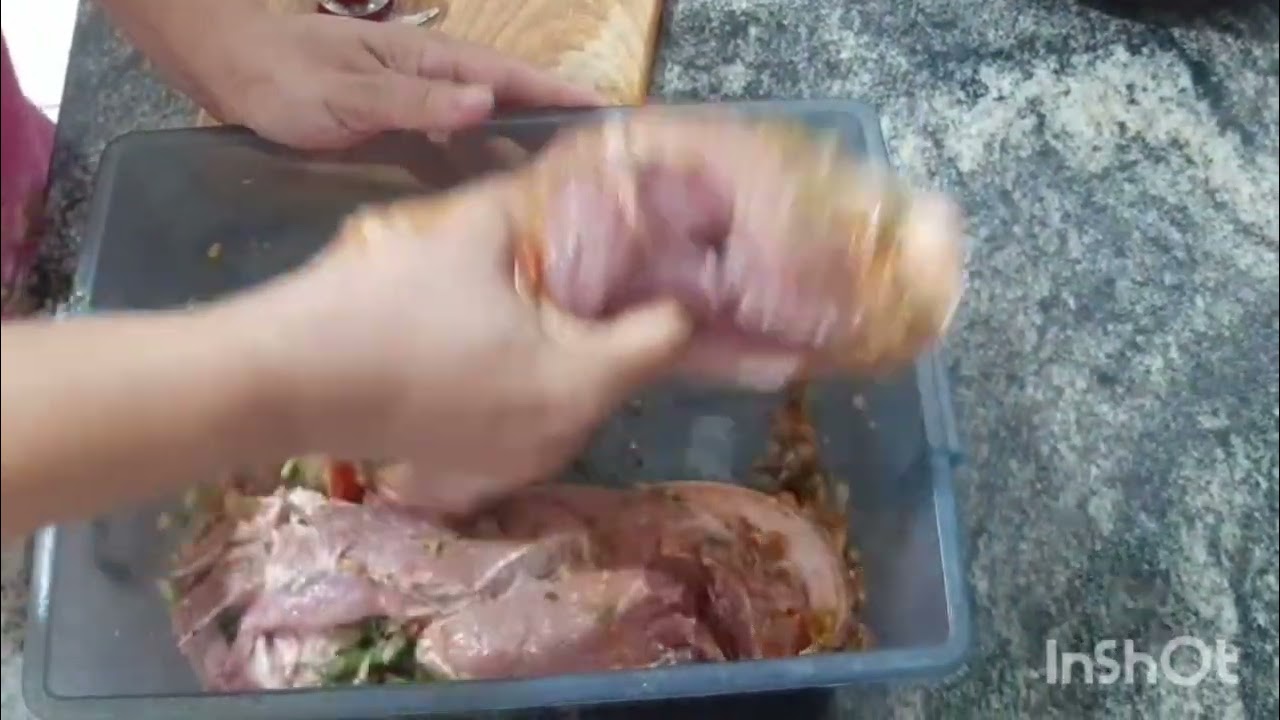 Pernil de porco assado 
